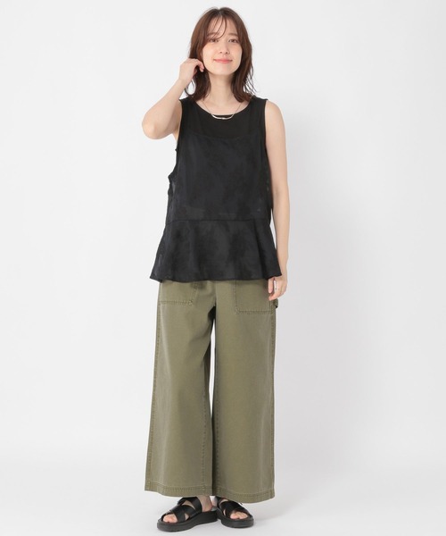studio CLIP（スタディオクリップ）の「ヴィンテージライクベイカーパンツ[プチ・プラスサイズあり]（その他パンツ・レディース・カーキ/ベージュ/ライトグレー・MEDIUM/LARGE/PF/ﾌﾘｰ(L)）」の20枚目の写真