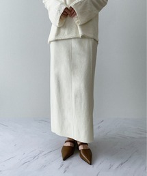 on:nue（オンニュ）の「【on:nue】[着用動画あり！] センターシームIラインニットスカート /2025 AW COLLECTION（スカート）」