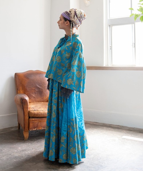 チャイハネ（チャイハネ）の「【チャイハネ】アログレロングスカート（スカート・レディース・ホワイト/ネイビー/カーキ/オレンジ/レッド/ターコイズブルー・FREE）」の21枚目の写真