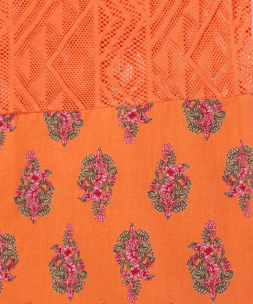 チャイハネ（チャイハネ）の「【チャイハネ】アログレロングスカート（スカート・レディース・ホワイト/ネイビー/カーキ/オレンジ/レッド/ターコイズブルー・FREE）」の14枚目の写真