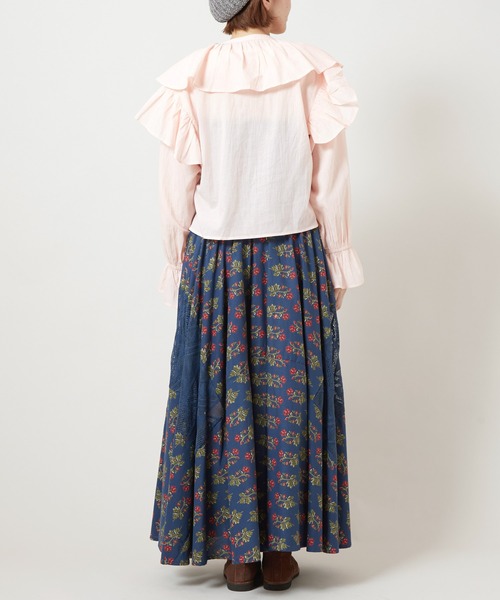 チャイハネ（チャイハネ）の「【チャイハネ】アログレロングスカート（スカート・レディース・ホワイト/ネイビー/カーキ/オレンジ/レッド/ターコイズブルー・FREE）」の18枚目の写真