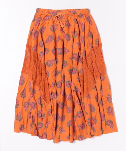 チャイハネ（チャイハネ）の「【チャイハネ】アログレロングスカート（スカート・レディース・ホワイト/ネイビー/カーキ/オレンジ/レッド/ターコイズブルー・FREE）」の13枚目の写真