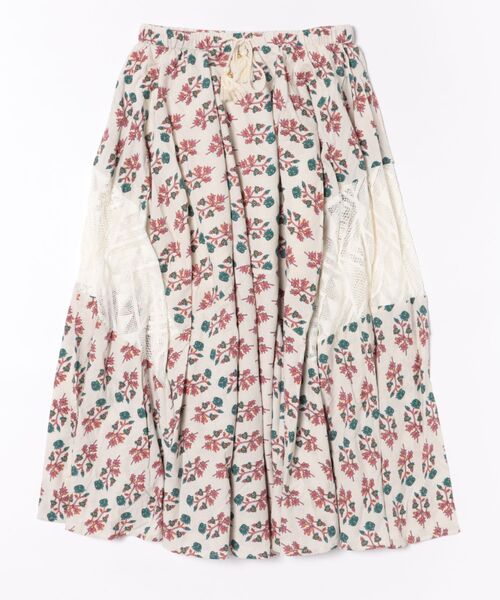 チャイハネ（チャイハネ）の「【チャイハネ】アログレロングスカート（スカート・レディース・ホワイト/ネイビー/カーキ/オレンジ/レッド/ターコイズブルー・FREE）」の7枚目の写真