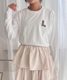 ワンポイント英字ロンT/長袖Tシャツ