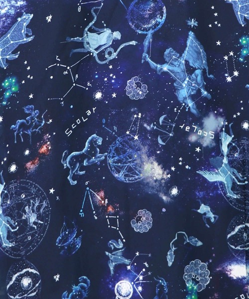 ScoLar（スカラー）の「153629：星座柄×無地リバーシブルカーディガン（Tシャツ/カットソー・レディース・ネイビー/ブラック・M）」の20枚目の写真