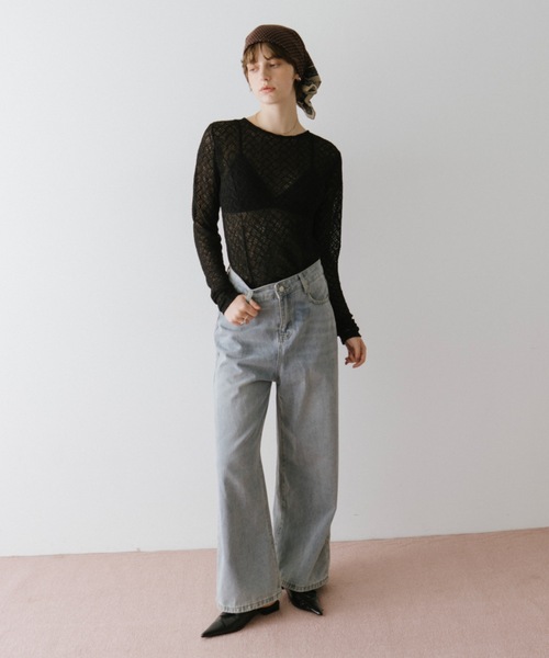 DRWCYS（ドロシーズ）の「２ＷＡＹレーストップス（シャツ/ブラウス・レディース・ブラック/アイボリー・FREE）」の8枚目の写真