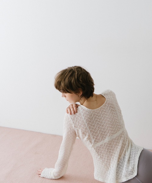 DRWCYS（ドロシーズ）の「２ＷＡＹレーストップス（シャツ/ブラウス・レディース・ブラック/アイボリー・FREE）」の21枚目の写真