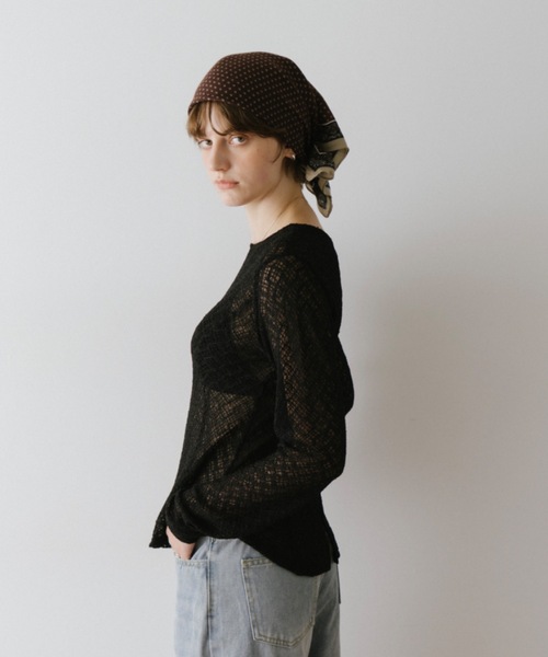 DRWCYS（ドロシーズ）の「２ＷＡＹレーストップス（シャツ/ブラウス・レディース・ブラック/アイボリー・FREE）」の3枚目の写真