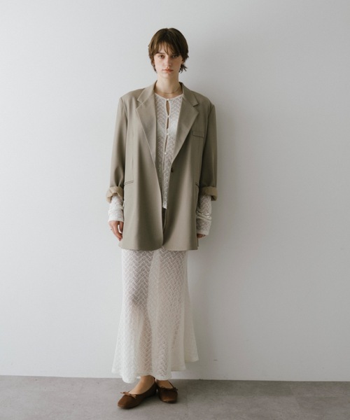 DRWCYS（ドロシーズ）の「２ＷＡＹレーストップス（シャツ/ブラウス・レディース・ブラック/アイボリー・FREE）」の18枚目の写真