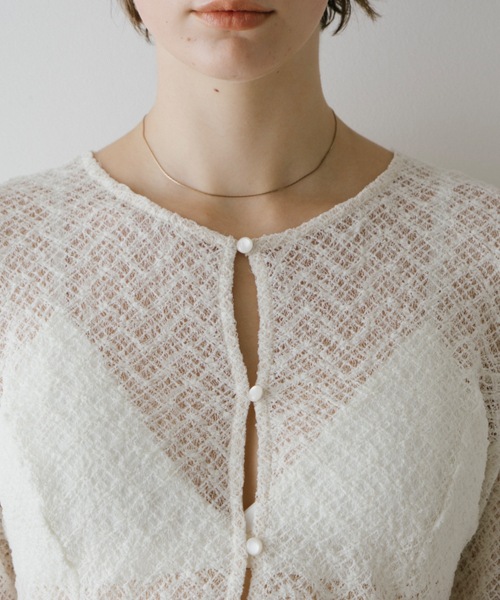 DRWCYS（ドロシーズ）の「２ＷＡＹレーストップス（シャツ/ブラウス・レディース・ブラック/アイボリー・FREE）」の13枚目の写真