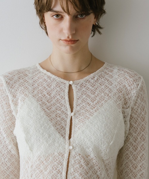 DRWCYS（ドロシーズ）の「２ＷＡＹレーストップス（シャツ/ブラウス・レディース・ブラック/アイボリー・FREE）」の12枚目の写真