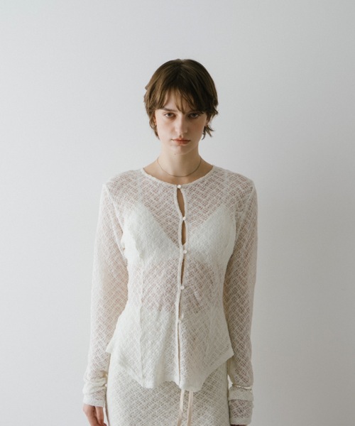 DRWCYS（ドロシーズ）の「２ＷＡＹレーストップス（シャツ/ブラウス・レディース・ブラック/アイボリー・FREE）」の11枚目の写真