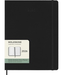 MOLESKINE(XL)2026N 1n܂ 12 EB[N[_CA[ XLTCY (19cm×c25cm) n[hJo[ ubN(蒠/)