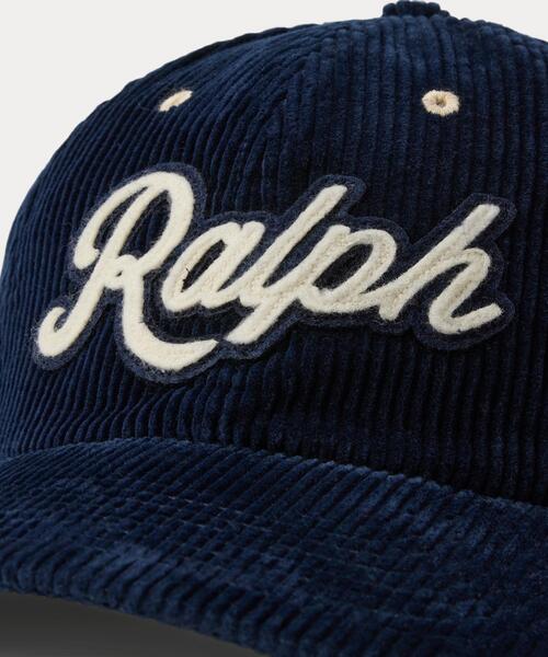 The Ralph ロゴ コーデュロイ ボール キャップ（キャップ