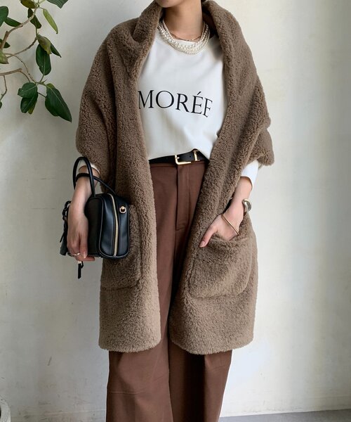 セール】ボアリバーシブルストール（ストール/ショール）｜DouDou