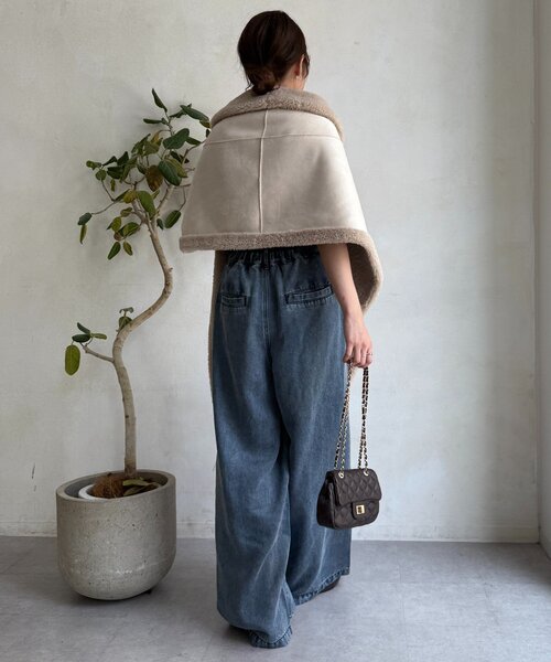 セール】ボアリバーシブルストール（ストール/ショール）｜DouDou