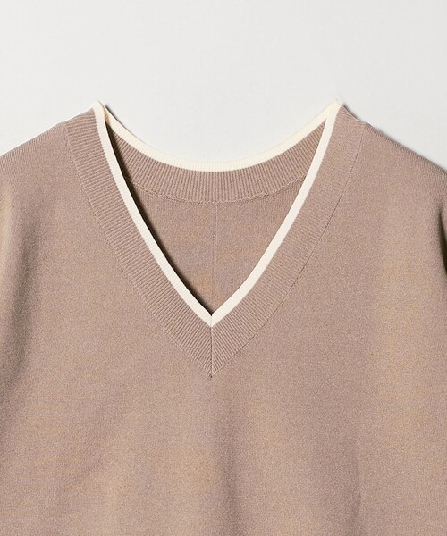 UNITED ARROWS（ユナイテッドアローズ）の「ミニマル 2WAY ニット‐ウォッシャブル‐（ニット/セーター・レディース・ブラック/ダークブラウン/ベージュ・FREE）」の18枚目の写真