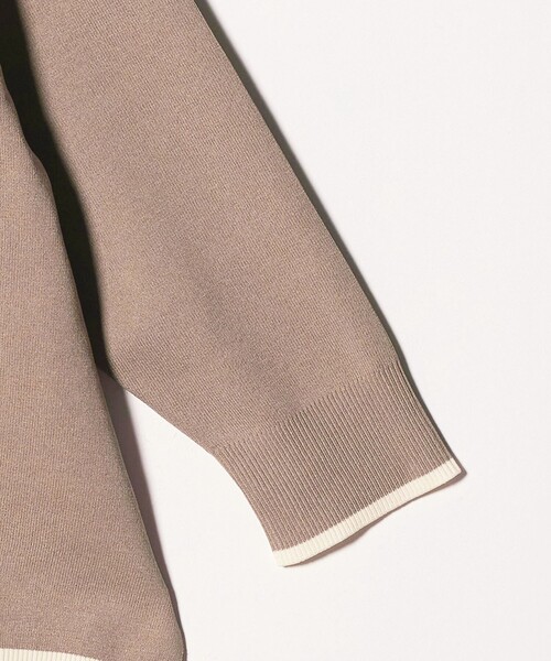 UNITED ARROWS（ユナイテッドアローズ）の「ミニマル 2WAY ニット‐ウォッシャブル‐（ニット/セーター・レディース・ブラック/ダークブラウン/ベージュ・FREE）」の19枚目の写真