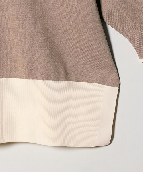 UNITED ARROWS（ユナイテッドアローズ）の「ミニマル 2WAY ニット‐ウォッシャブル‐（ニット/セーター・レディース・ブラック/ダークブラウン/ベージュ・FREE）」の20枚目の写真
