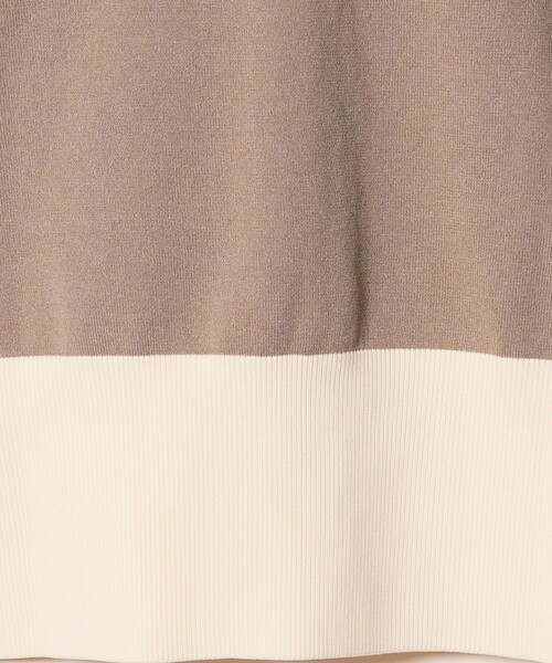 UNITED ARROWS（ユナイテッドアローズ）の「ミニマル 2WAY ニット‐ウォッシャブル‐（ニット/セーター・レディース・ブラック/ダークブラウン/ベージュ・FREE）」の21枚目の写真