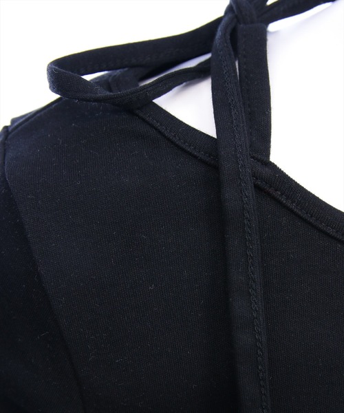 clear（クリア）の「裾袖コットンフリルカットソー［韓国ファッション カジュアル ガーリー］（Tシャツ/カットソー・レディース・グレー/ブラック/オフホワイト・F）」の17枚目の写真