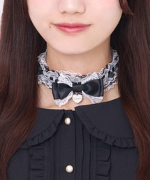LAFARY（ラファリー）の「チャーム付きロリィタガーター＆チョーカー（ベルト）」