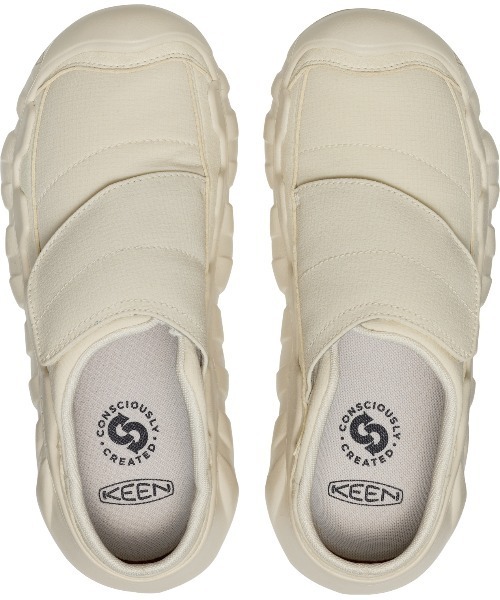 KEEN（キーン）の「HYPOWSER WRAP / ハイパウザー ラップ / レディース スリッポン スニーカー（スニーカー・レディース・アイボリー・22.5cm/23cm/23.5cm/24cm/24.5cm/25cm/25.5cm/26cm/26.5cm/27cm）」の6枚目の写真