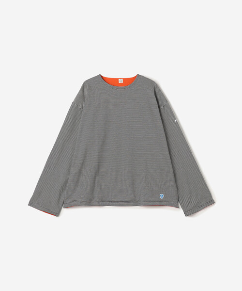 ORCIVAL(オーシバル)の「ORCIVAL | コットン天竺 ボーダーボートネックプルオーバー MEN(Tシャツ/カットソー・メンズ・ブルー系その他5・4/5)」の13枚目の写真