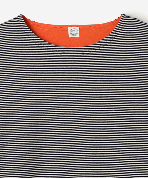 ORCIVAL(オーシバル)の「ORCIVAL | コットン天竺 ボーダーボートネックプルオーバー MEN(Tシャツ/カットソー・メンズ・ブルー系その他5・4/5)」の16枚目の写真