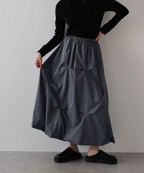 新色追加》ランダムタックバルーンスカート（スカート）｜J by blue