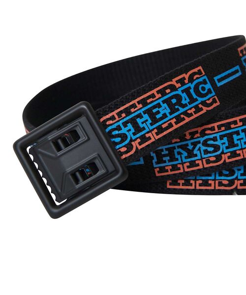 HYSTERIC GLAMOUR（ヒステリックグラマー）の「STRIPE LOGO テープベルト（ベルト・メンズ・ブラック/ホワイト/グリーン・FREE）」の9枚目の写真