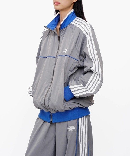 MASONPRINCE(メイソンプリンス)の「オーバーサイズ サイドライン トラックJKT JK4051【MASONPRINCE】【2025AW】(その他アウター・メンズ・グリーン/ダークグレー/グレー・S/M/L)」の5枚目の写真