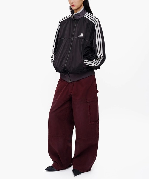 MASONPRINCE(メイソンプリンス)の「オーバーサイズ サイドライン トラックJKT JK4051【MASONPRINCE】【2025AW】(その他アウター・メンズ・グリーン/ダークグレー/グレー・S/M/L)」の12枚目の写真