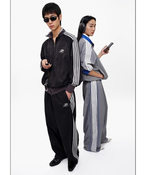 MASONPRINCE(メイソンプリンス)の「オーバーサイズ サイドライン トラックJKT JK4051【MASONPRINCE】【2025AW】(その他アウター・メンズ・グリーン/ダークグレー/グレー・S/M/L)」の22枚目の写真