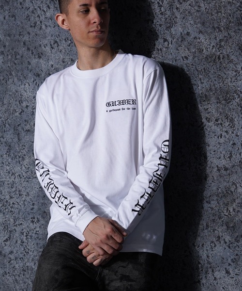 GUIDER(ガイダー)の「【GUIDER】オールド シンプル 袖ロゴ L/S Tee / Old Simple Sleeve Logo Long-Sleeve Tee(Tシャツ/カットソー・メンズ・ブラック/ホワイト・L/M/S)」の21枚目の写真