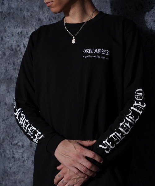 GUIDER(ガイダー)の「【GUIDER】オールド シンプル 袖ロゴ L/S Tee / Old Simple Sleeve Logo Long-Sleeve Tee(Tシャツ/カットソー・メンズ・ブラック/ホワイト・L/M/S)」の18枚目の写真