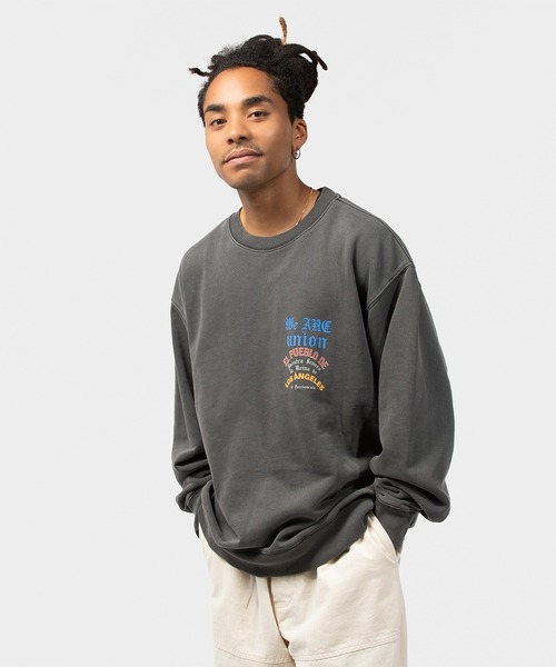 UNION（UNION TOKYO）（ユニオン）の「UNION TOKYO WE ARE CREWNECK ユニオントーキョー スウェット（スウェット・メンズ・ブラウン/ブラック・MEDIUM/SMALL/LARGE/X-LARGE/XX-LARGE）」の15枚目の写真