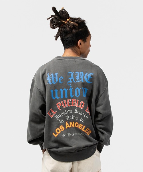 UNION（UNION TOKYO）（ユニオン）の「UNION TOKYO WE ARE CREWNECK ユニオントーキョー スウェット（スウェット・メンズ・ブラウン/ブラック・MEDIUM/SMALL/LARGE/X-LARGE/XX-LARGE）」の16枚目の写真