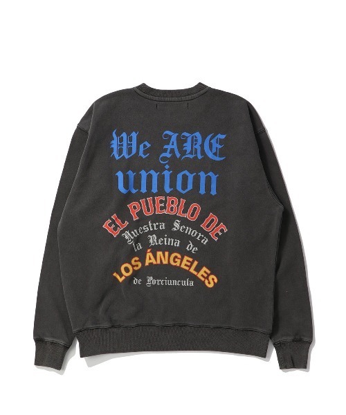UNION（UNION TOKYO）（ユニオン）の「UNION TOKYO WE ARE CREWNECK ユニオントーキョー スウェット（スウェット・メンズ・ブラウン/ブラック・MEDIUM/SMALL/LARGE/X-LARGE/XX-LARGE）」の14枚目の写真