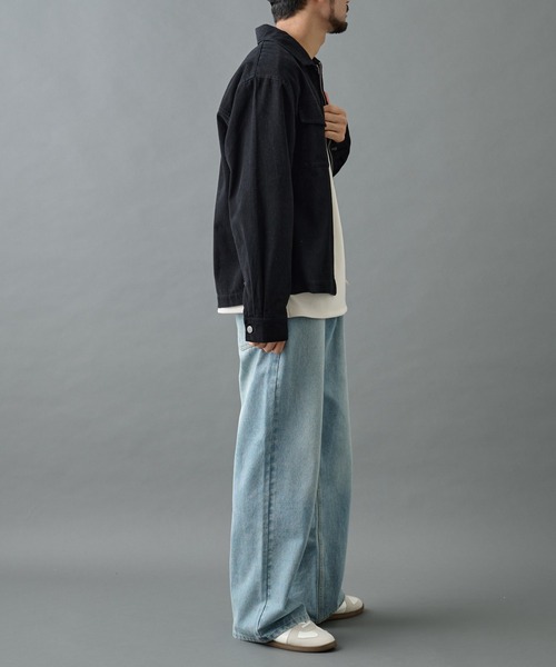 COLONY 2139（コロニートゥーワンスリーナイン）の「バイオ加工ブラッシュツイルジャケット（ブルゾン・メンズ・ブラウン/ブラック・LARGE/MEDIUM）」の7枚目の写真