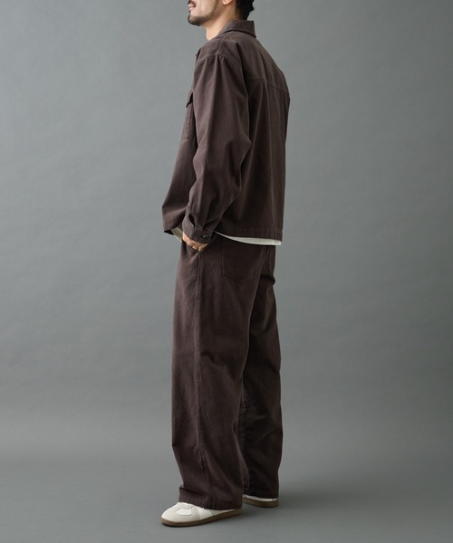 COLONY 2139（コロニートゥーワンスリーナイン）の「バイオ加工ブラッシュツイルジャケット（ブルゾン・メンズ・ブラウン/ブラック・LARGE/MEDIUM）」の9枚目の写真