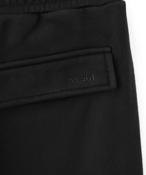 X-girl(エックスガール)の「CARGO POCKET FLARE SWEAT PANTS(スウェットパンツ・レディース・アッシュ/ブラック・S/M)」の10枚目の写真