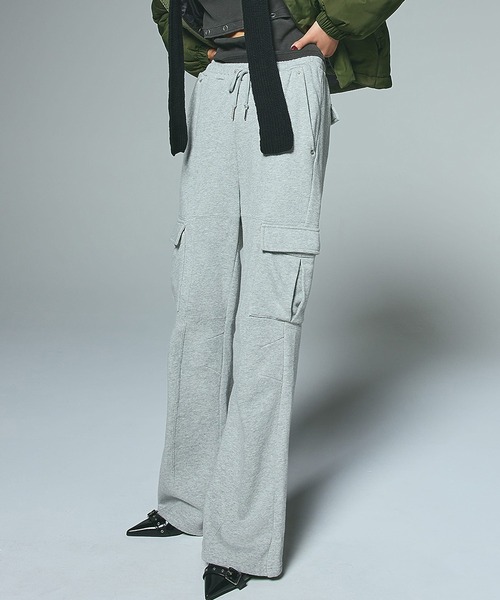 CARGO POCKET FLARE SWEAT PANTS（スウェットパンツ）｜X-girl