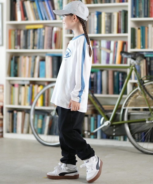 RVCA(ルーカ)の「RVCA/ルーカ ARCH COLLEGE SWEAT PANTS キッズ ロンパン BF046-730(その他パンツ・キッズ・グレー/ブラック・130cm/140cm/150cm)」の8枚目の写真