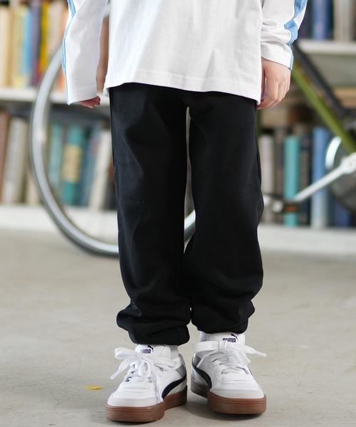 RVCA(ルーカ)の「RVCA/ルーカ ARCH COLLEGE SWEAT PANTS キッズ ロンパン BF046-730(その他パンツ・キッズ・グレー/ブラック・130cm/140cm/150cm)」の4枚目の写真