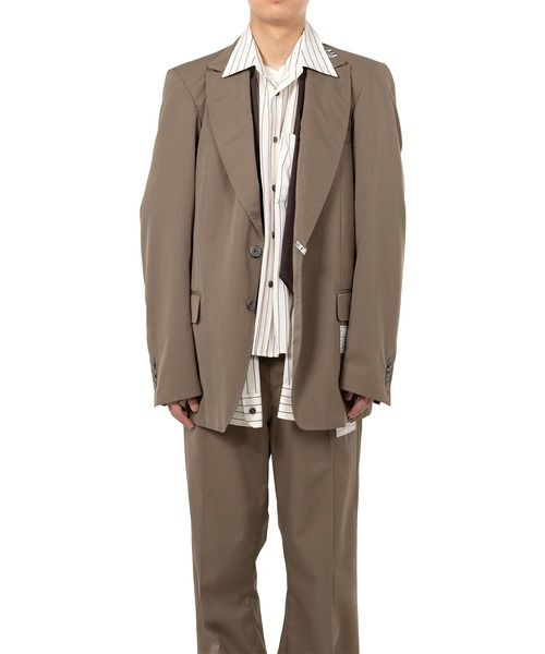 MIHARAYASUHIRO/ミハラヤスヒロ】LAYERED BLAZER（テーラード