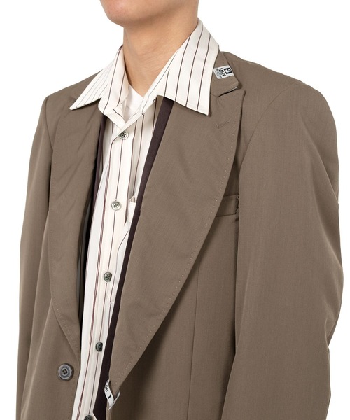 MIHARAYASUHIRO/ミハラヤスヒロ】LAYERED BLAZER（テーラード