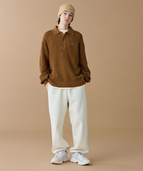 LACOSTE（ラコステ）の「メリノウールリブニットビーニー（ニットキャップ/ビーニー・メンズ・ブラック/ベージュ・FREE）」の4枚目の写真