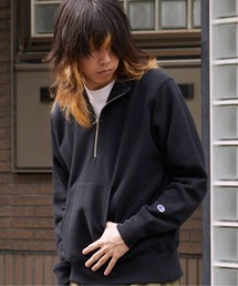 Champion/チャンピオン RW HALF ZIP SWEATSHIRT リバースウィーブ(R) ハーフジップスウェットシャツ 裏起毛 USコットン
