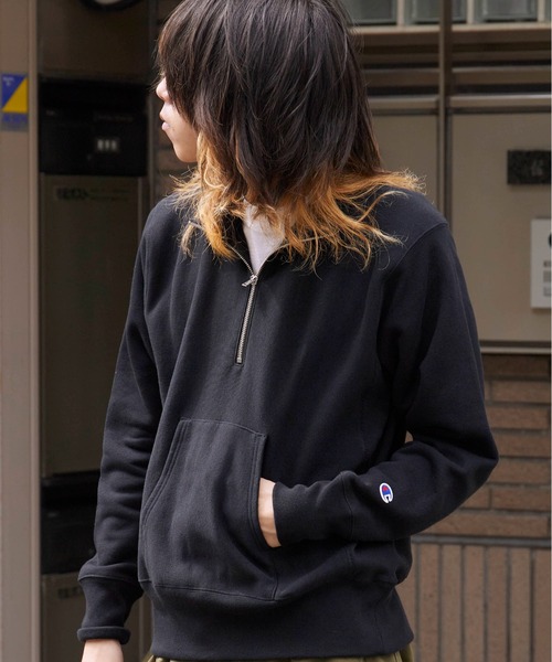 Champion/チャンピオン RW HALF ZIP SWEATSHIRT リバースウィーブ(R